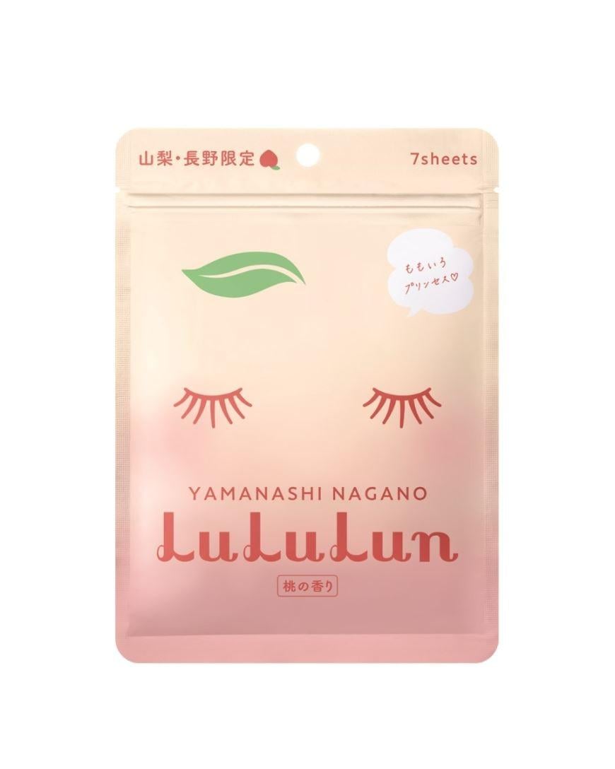 Маска для лица LuLuLun Face Mask Yamanashi Peach восстанавливающая с персиком и жемчугом 7 шт. (2733567213)