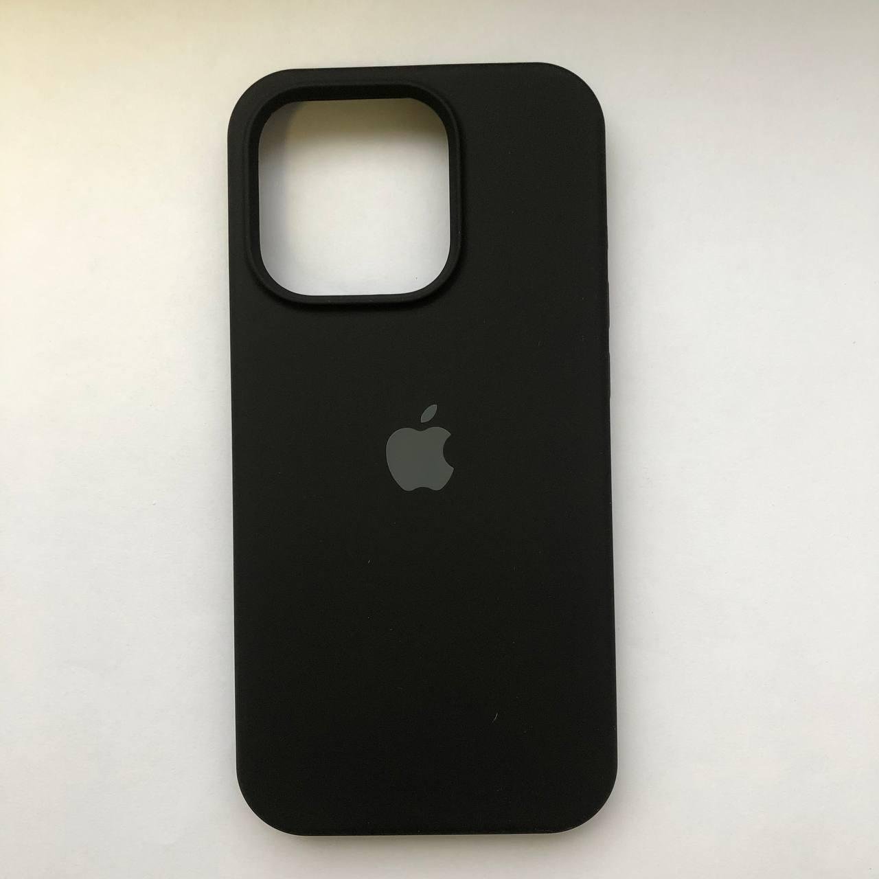 Чехол Silicone Case для Apple iPhone 15 Pro Max Black