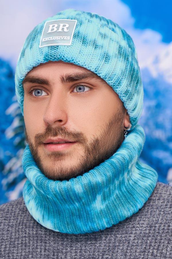 Комплект чоловічий Braxton Канзас тай-дай Ментоловий (4732-1/4927-71)