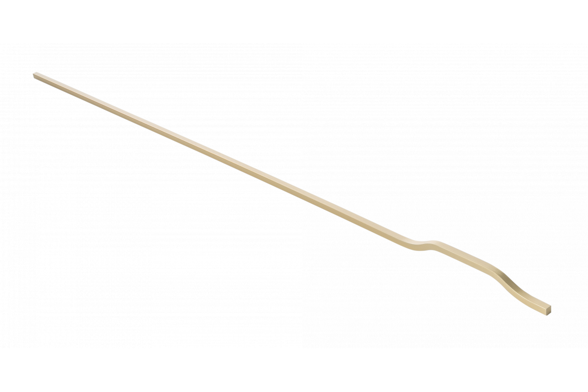 Мебельная ручка GTV GRAVEL L 1200 мм Золотой светлый (UA-GRAVEL-1200-22)