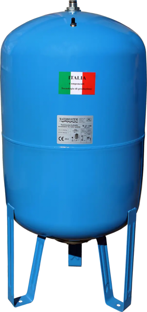 Гідроакумулятор Watersystem WAV вертикальний 100 л (24192951)
