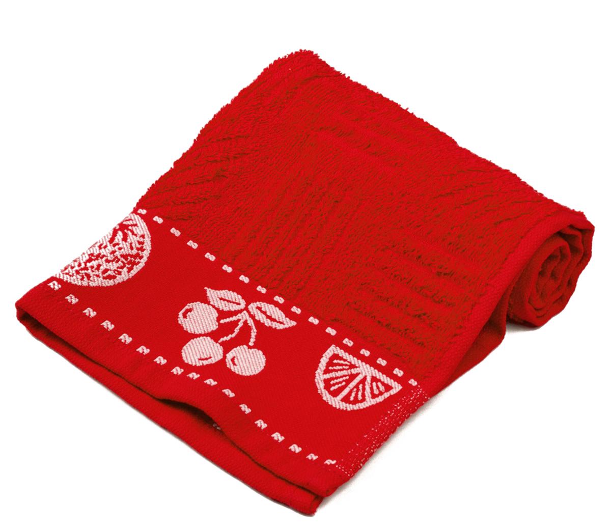 Полотенце для кухни MEYVE nar cicegi 430 г/м2 30х30 см Красный (8698499304161)