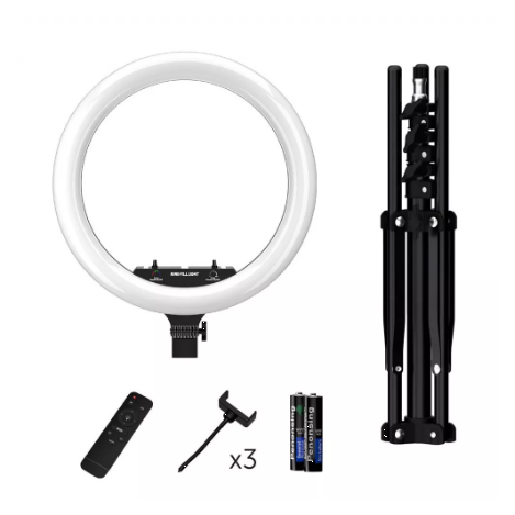 Лампа світлодіодна кільцева RGB Lovely Stream 18 Full Set (566920) - фото 4 Лампа світлодіодна кільцева RGB Lovely Stream 18 Full Set (566920) - фото 4