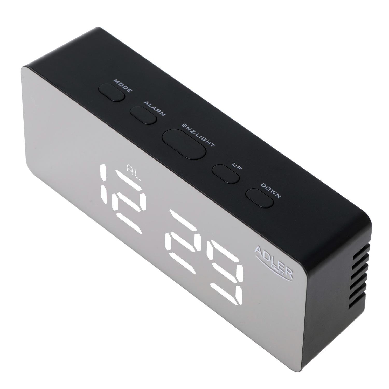 Часы Adler AD 1189 с термометром USB питания 3 режима сигнала (04086) - фото 4 Часы Adler AD 1189 с термометром USB питания 3 режима сигнала (04086) - фото 4