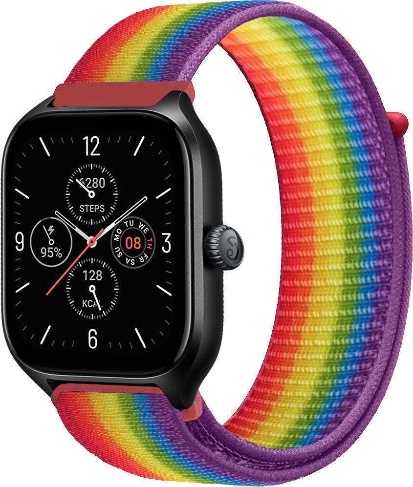 Ремінець нейлоновий Sport Loop для Amazfit GTS 4/Mini Різнокольоровий (29522-64)