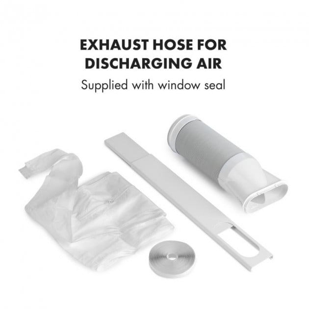 Кондиционер фреоновый Klarstein Pure Blizzard 3 2G мобильный - фото 3 Кондиционер фреоновый Klarstein Pure Blizzard 3 2G мобильный - фото 3