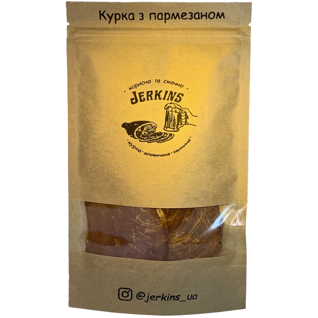 Джерки Jerkins Курица с пармезаном 100 г