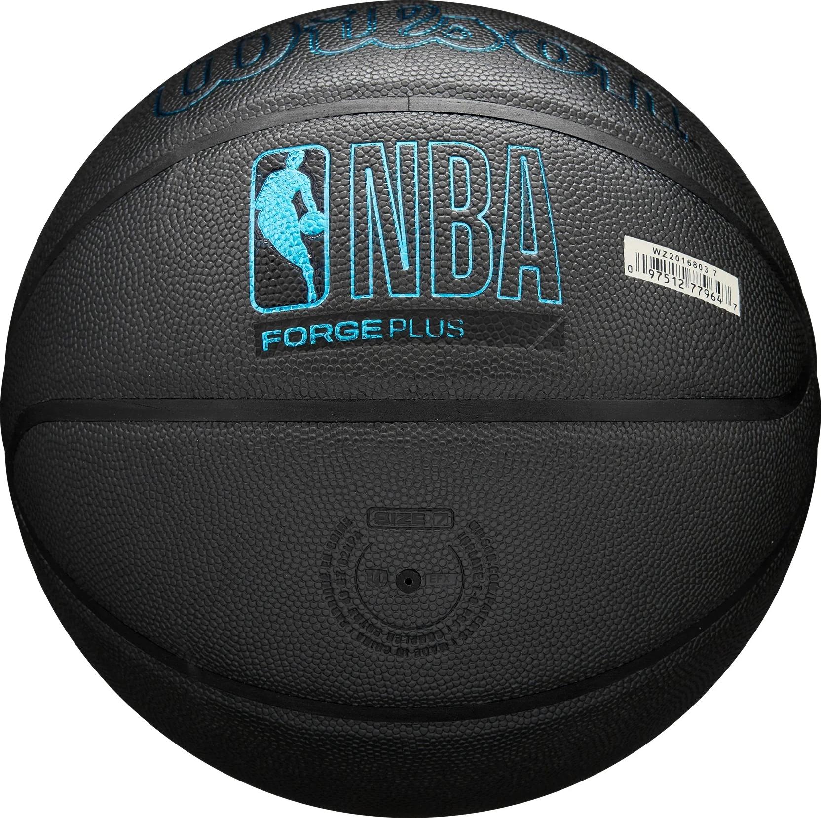 ᐉ Баскетбольний м'яч Wilson NBA FORGE PLUS CHARCOAL р. 7 Чорно