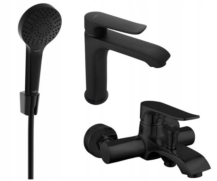 Набор смесителей для ванной Mexen Pecos Black (8061366)