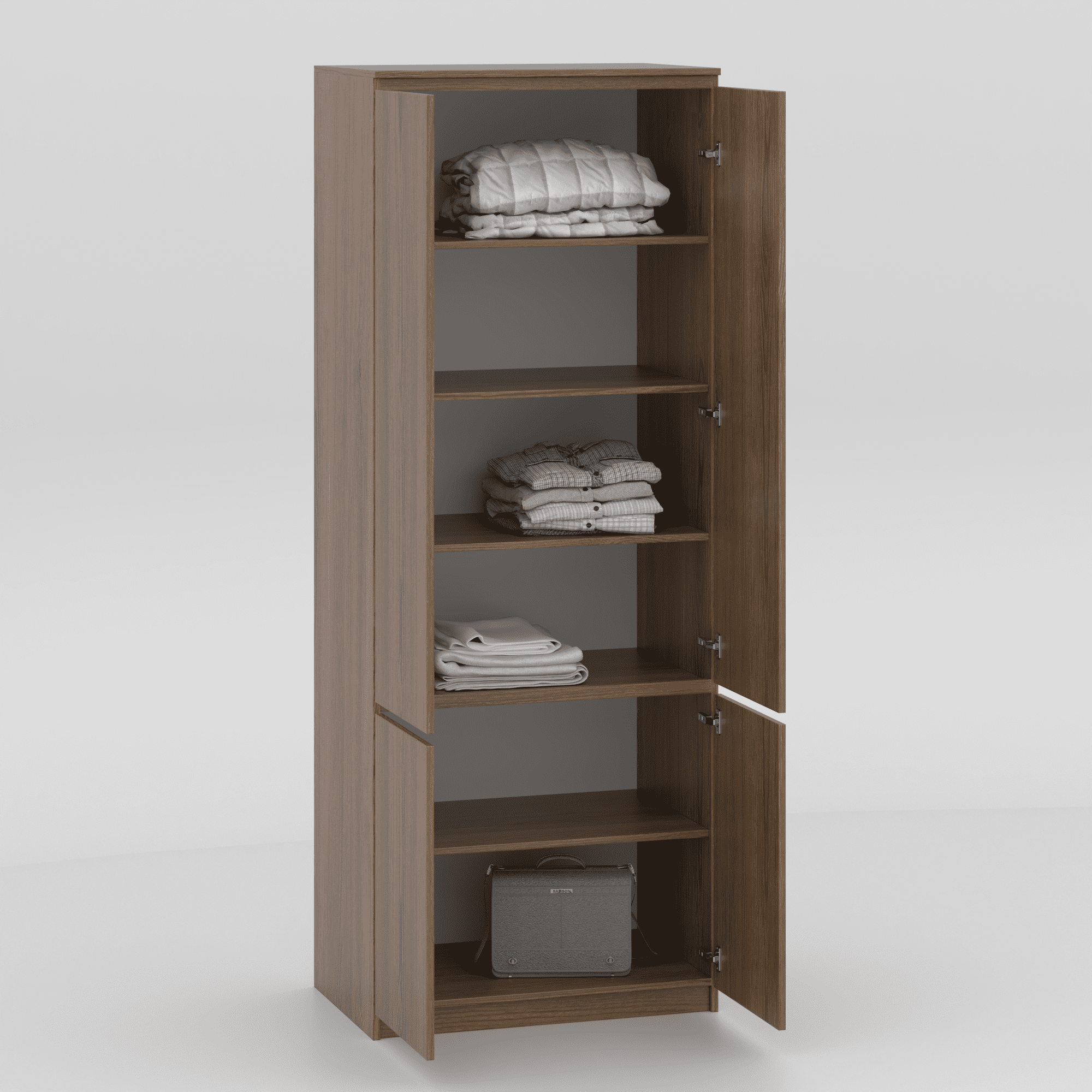 Шафа Стиль-80 6 полок 211х80х52 см Дуб Родос - фото 2 Шафа Стиль-80 6 полок 211х80х52 см Дуб Родос - фото 2