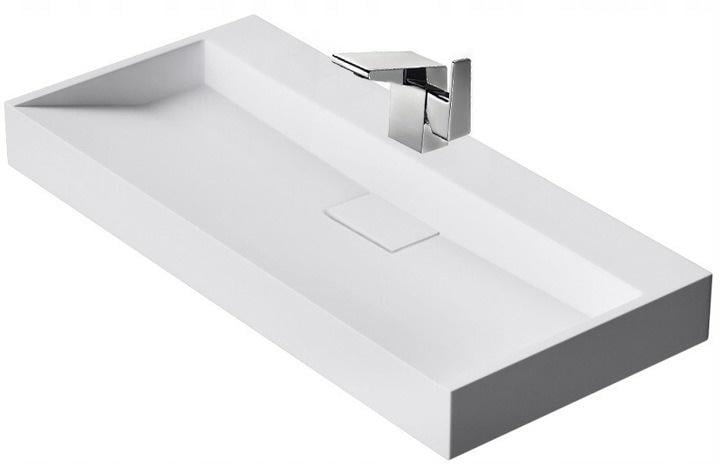 Умивальник Rea Goya 46x100 см Білий (REA-U8903) Умивальник Rea Goya 46x100 см Білий (REA-U8903)