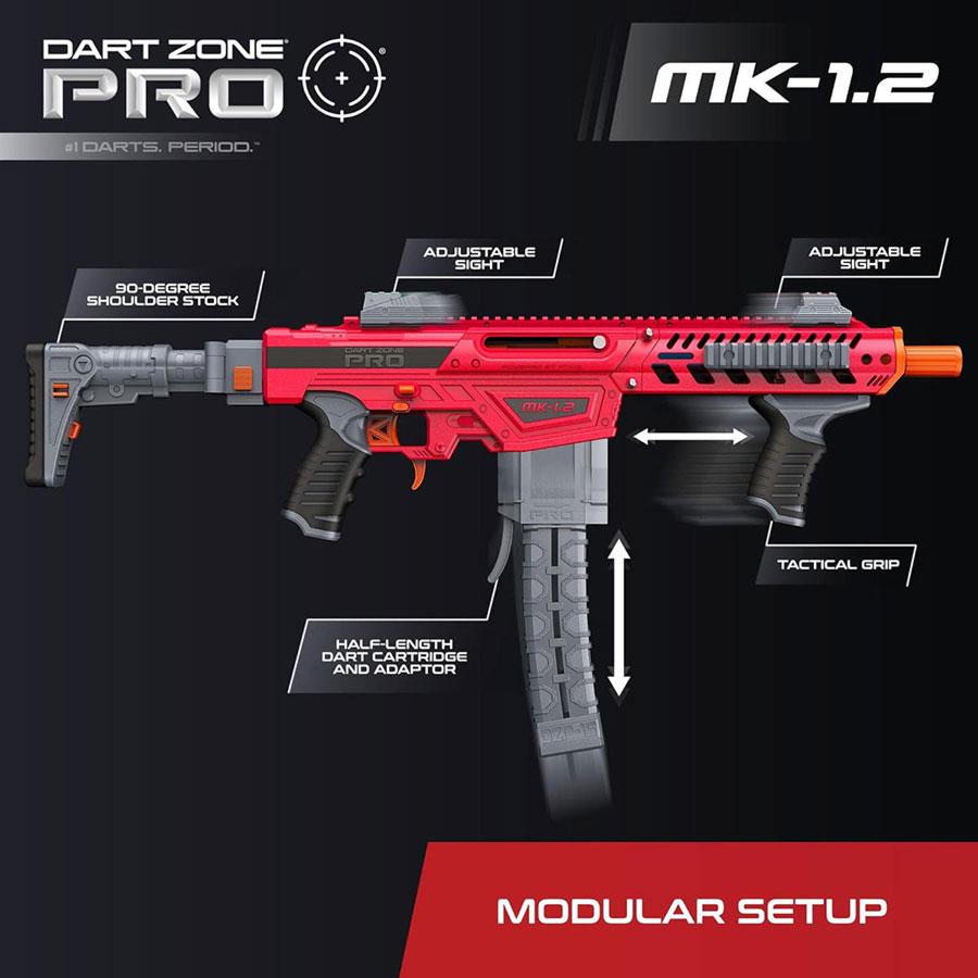 Бластер Dart Zone Pro MK-1.2 (6111) - фото 5 Бластер Dart Zone Pro MK-1.2 (6111) - фото 5