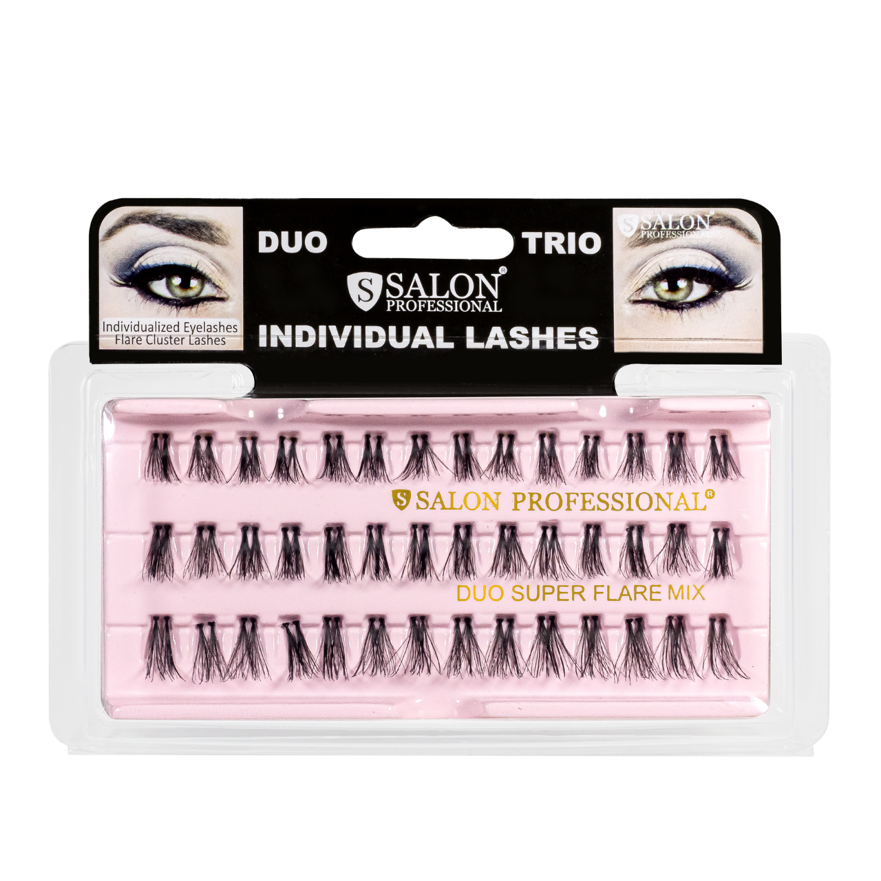 Пучки для наращивания ресниц Salon Professional Duo Medium MIX двойные