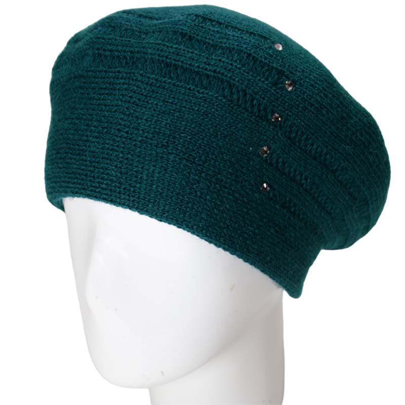 Берет женский Lirus Черта двойной Зеленый (131665)