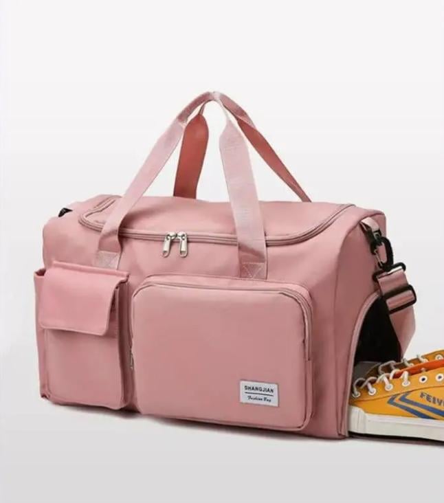 Сумка дорожная 44x28x18 см Розовый (Д-lun-24-230-p)