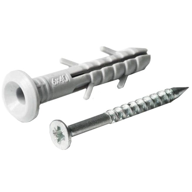 Дюбель швидкого монтажу Спектр LUX Гриб 6х40 (000017895)