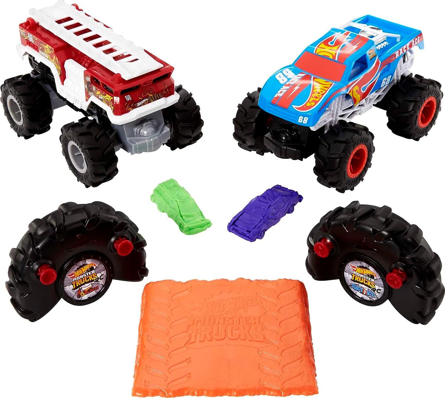 Набор машинок Хот Вилс Монстер Трак на радиоуправлении 1:24 Hot Wheels RC Monster Trucks W 5-Alarm Набор машинок Хот Вилс Монстер Трак на радиоуправлении 1:24 Hot Wheels RC Monster Trucks W 5-Alarm