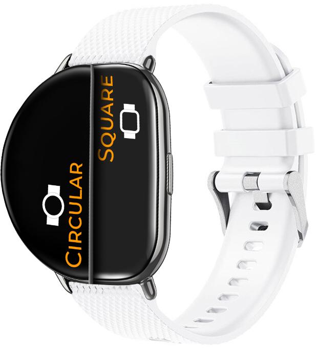 Ремешок Correa для ZEPP E Square/Circular White (26340-29)