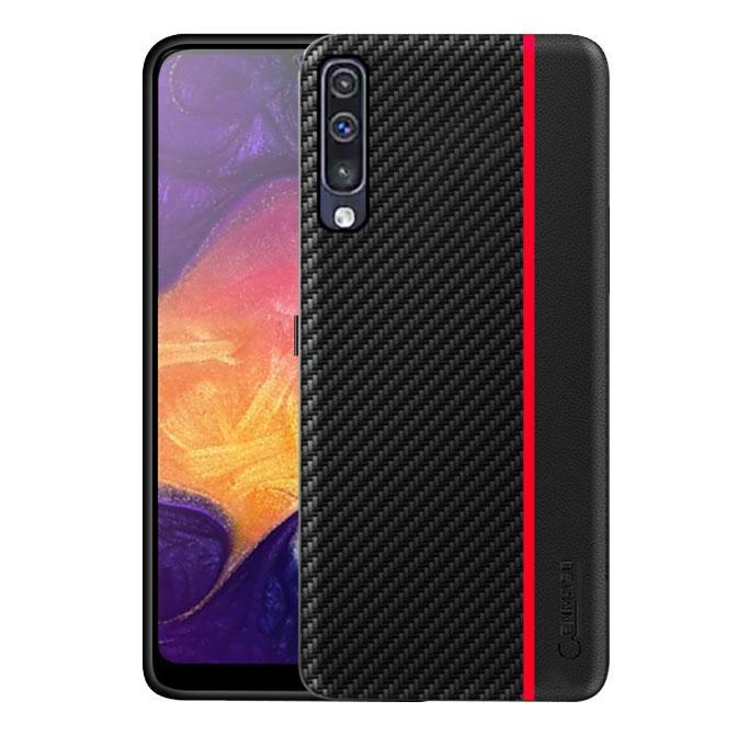 Чохол накладка Primolux Cenmaso для Samsung Galaxy A70 2019 SM-A705 Black/Red (1043343064)