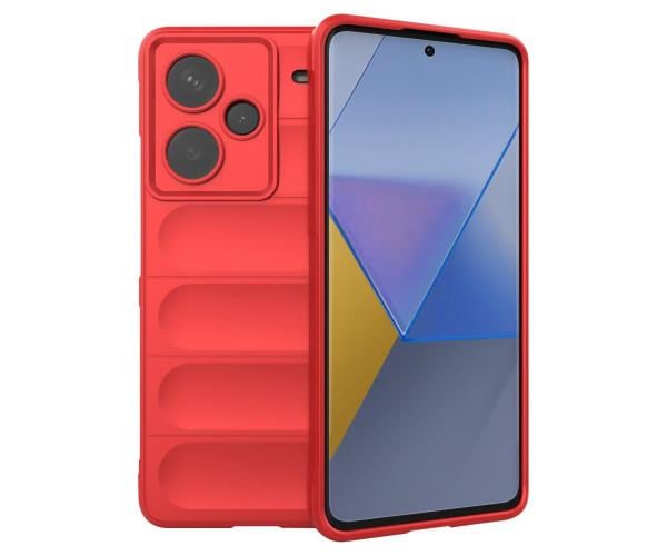 Чехол - накладка Ricco Phantom Shield для Xiaomi Redmi Note 13 Pro Plus 5G с защитой при падении Красный