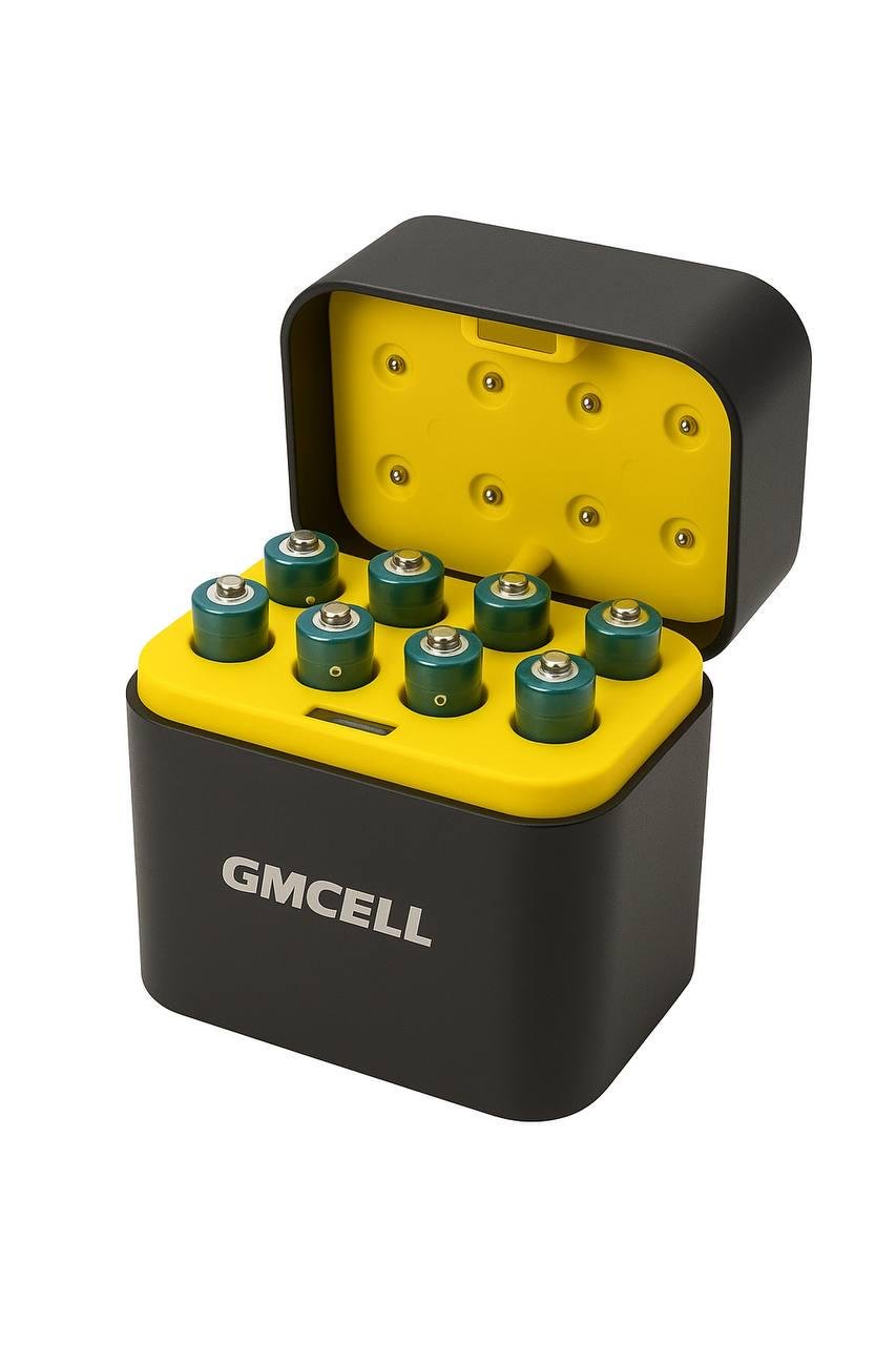 Зарядное устройство для аккумуляторных батареек GMCELL Li-Ion USB комплект 8 ААА 13000 mWh 1,5V (BT03)