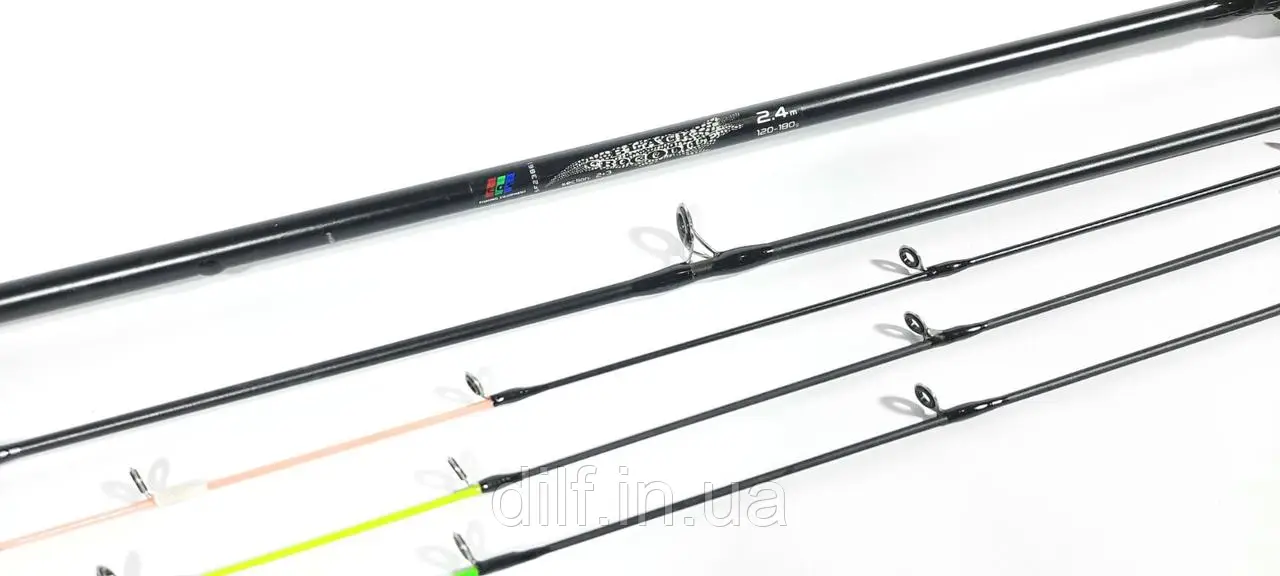 Вудлище фідерне EOS Black Crocodile 3 м 120-180 г/набір квівертипів (123457812) - фото 2