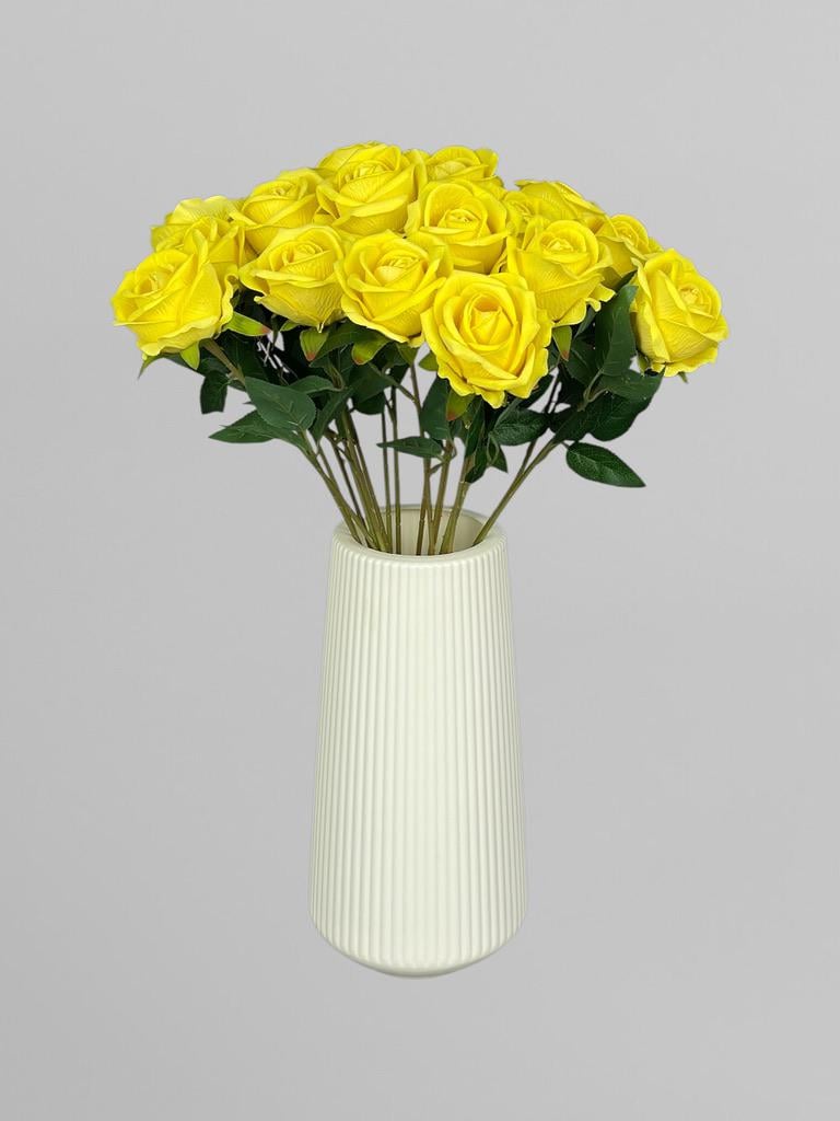 Роза на стебле 51 см Ярко-желтый (К02082) - фото 5