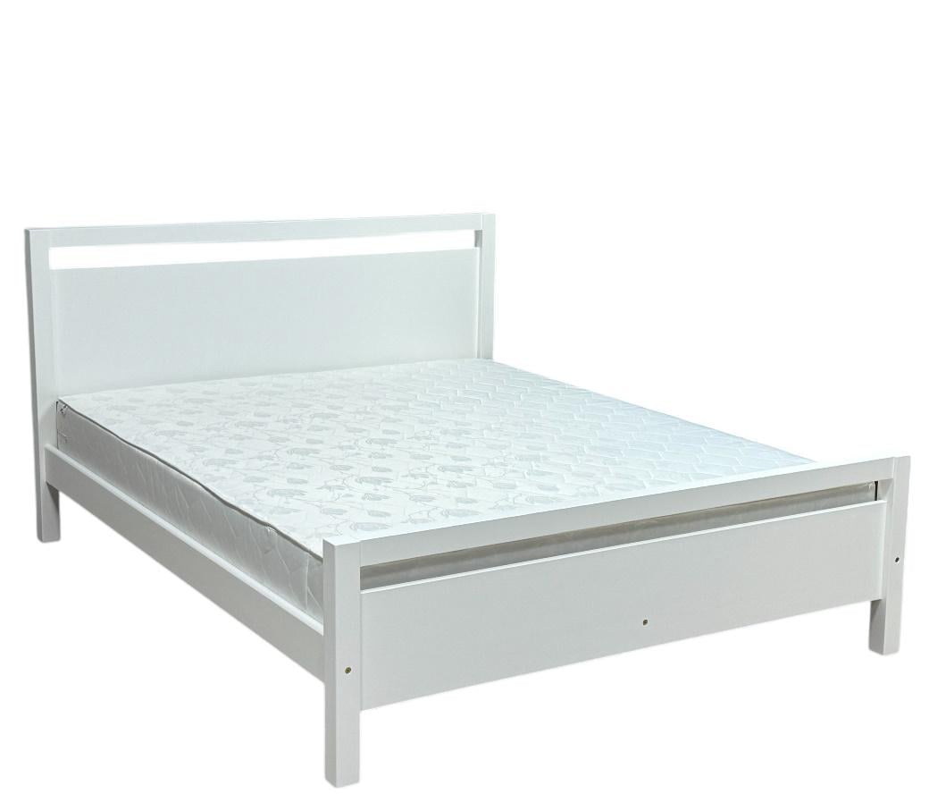 Кровать двухспальная деревянная Скиф Л-255 120х190 см Белый (25025211)