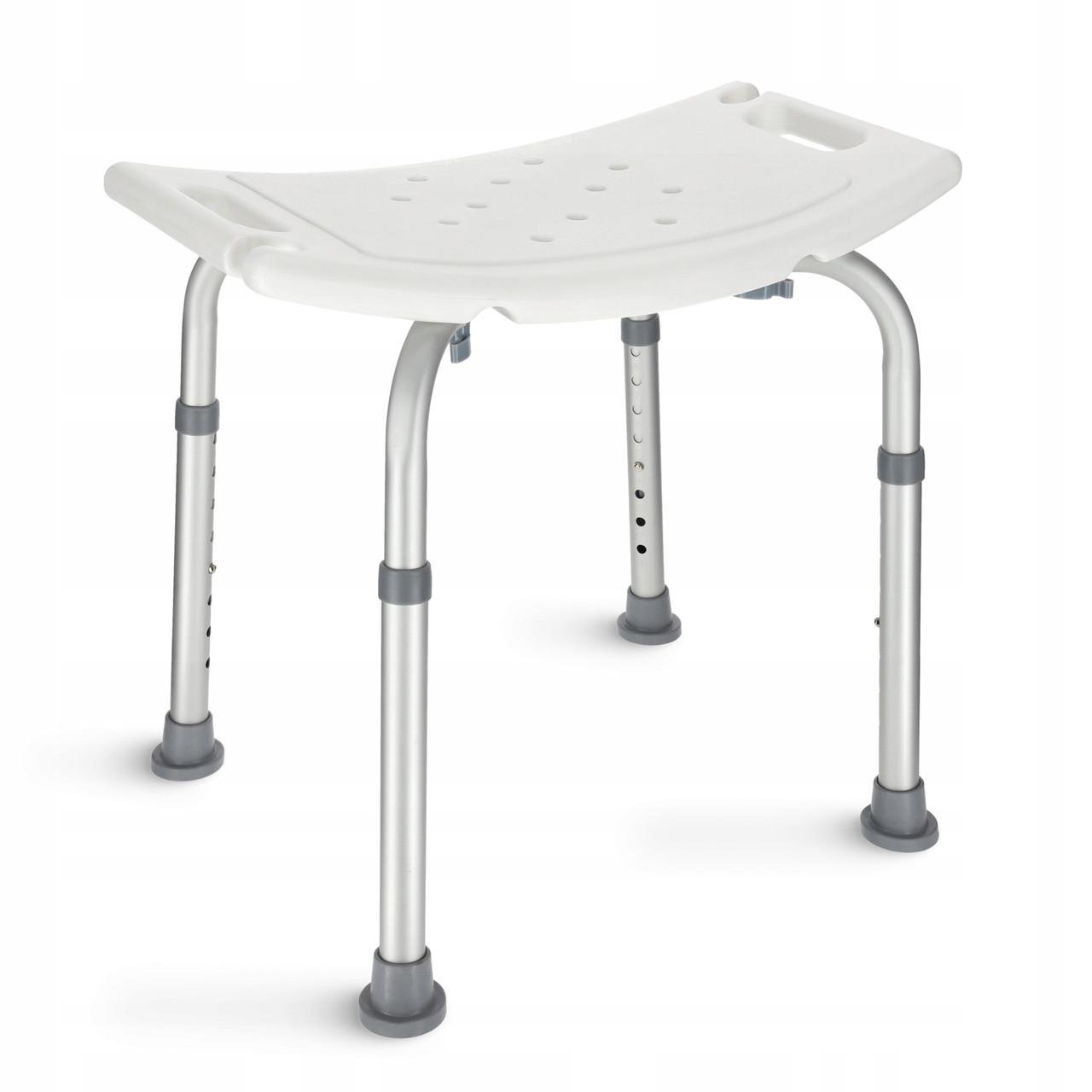 Стілець-табурет 4fizjo для ванної та душу регульований White/Grey (P-5905973403399) - фото 9 Стілець-табурет 4fizjo для ванної та душу регульований White/Grey (P-5905973403399) - фото 9