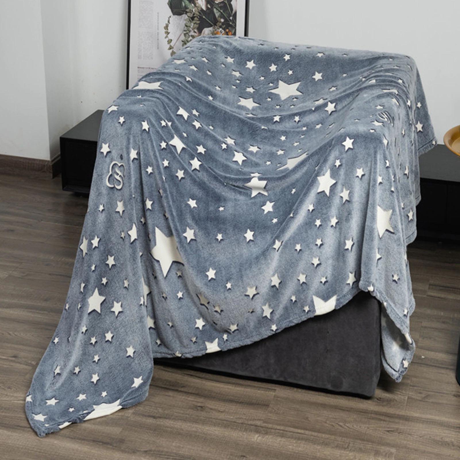 Плед светящийся в темноте Blanket kids Magic Star 150х100 см Серый - фото 3 Плед светящийся в темноте Blanket kids Magic Star 150х100 см Серый - фото 3