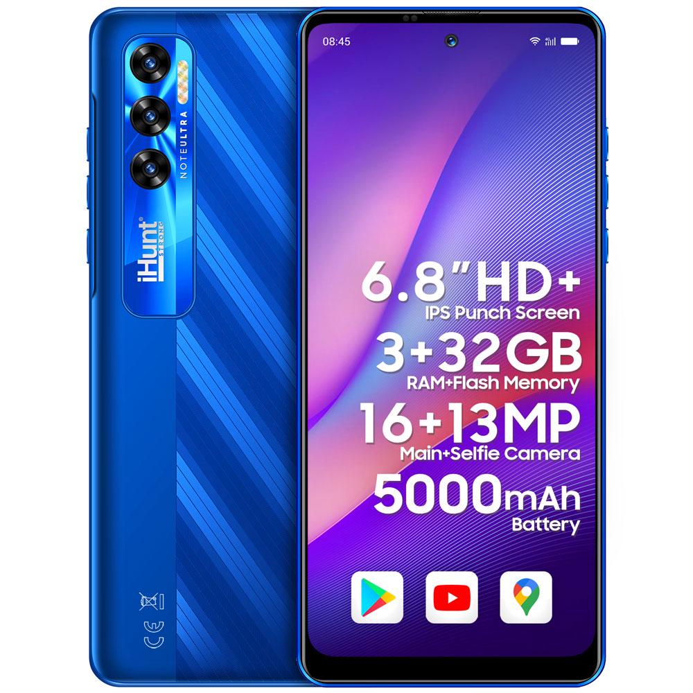 ᐉ Смартфон iHunt Note Ultra Blue (NU Be) • Купить в Киеве, Украине • Лучшая  цена в Эпицентр