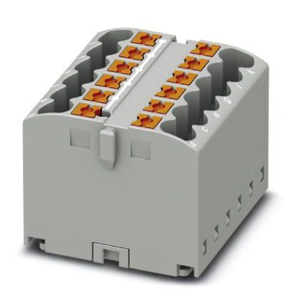 Розподільний блок Phoenix Contact PTFIX 12X2,5 GY 450В 24A Push-in Сірий (3273286)
