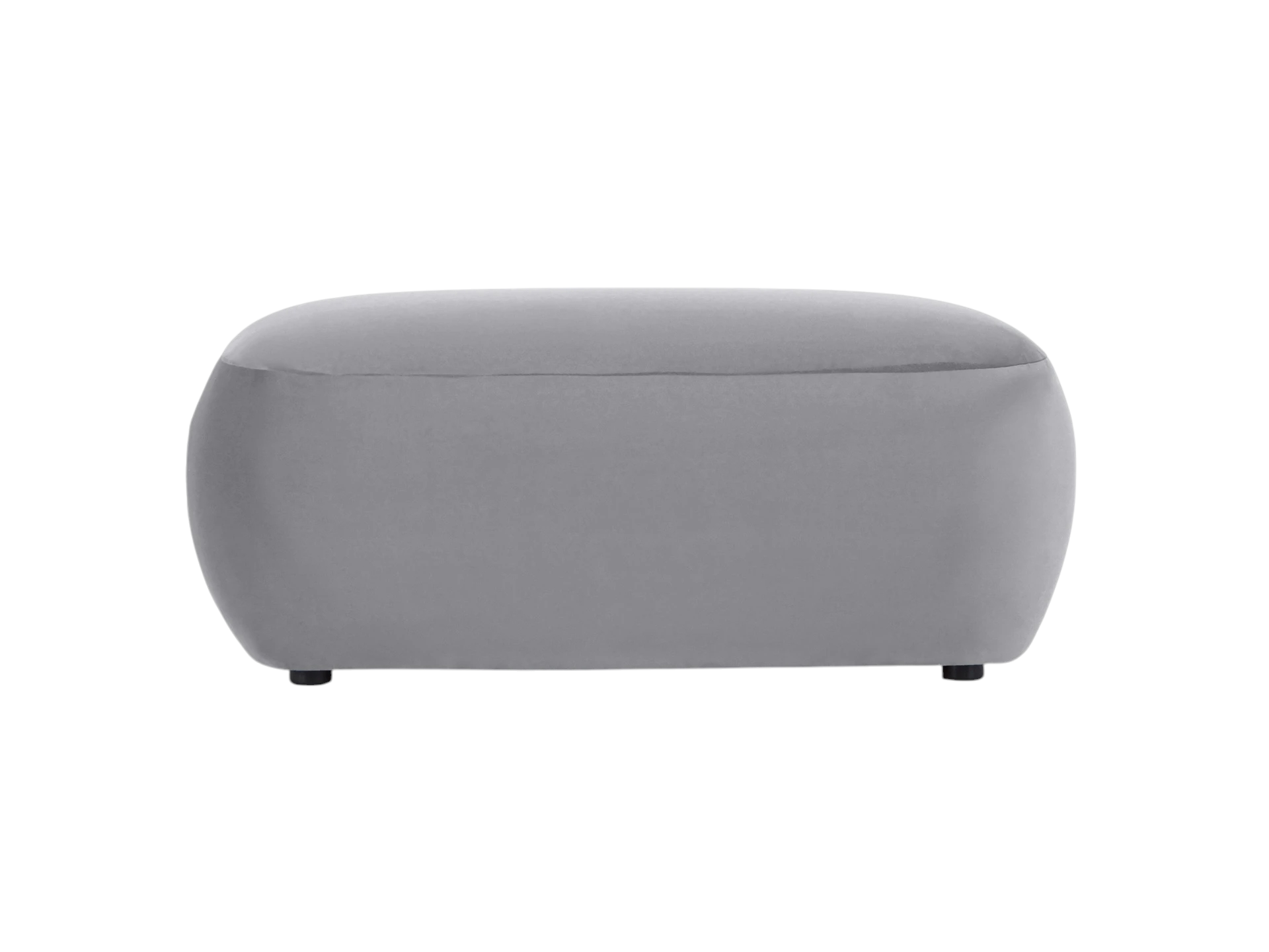 Пуф Pebble 80х40х42 см Серый (09)