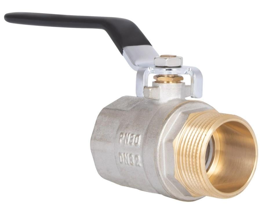 Кран шаровой Thermo Alliance Base 1 1/4" ВН прямой PN30 рычаг (SD605W32)