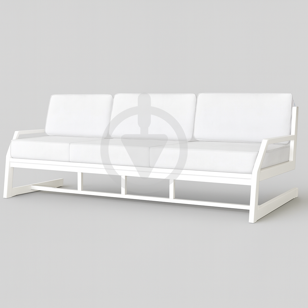 Диван металевий AVVS tech Атлас лофт велюр з підлокотниками 206 см Білий/Білий (30222841) - фото 1 Диван металевий AVVS tech Атлас лофт велюр з підлокотниками 206 см Білий/Білий (30222841) - фото 1