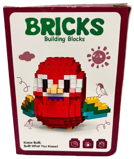 Конструктор 3D Попугай Ара (430)