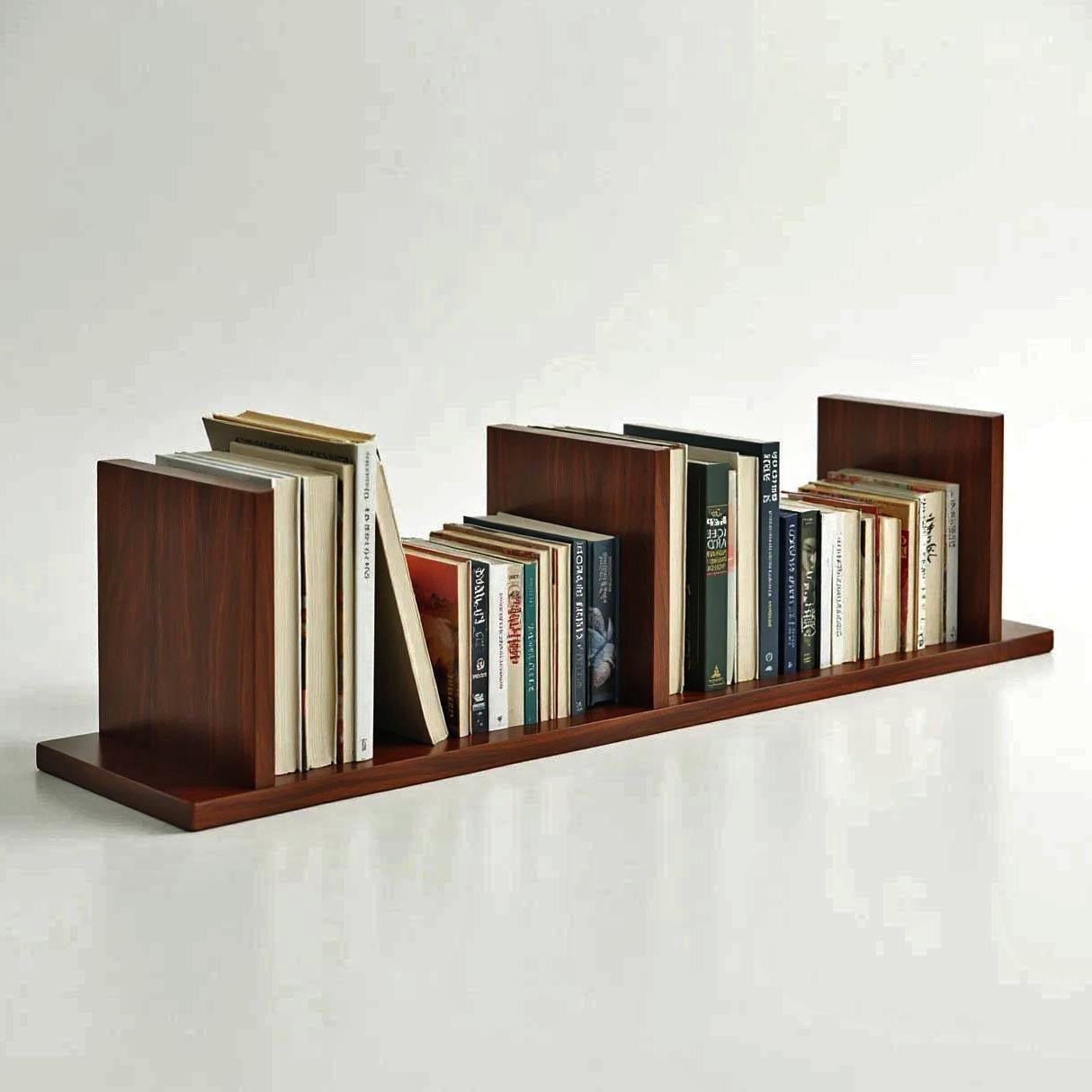 Полка книжная настольная из дерева Брикоин Терракот (КПА-020032)