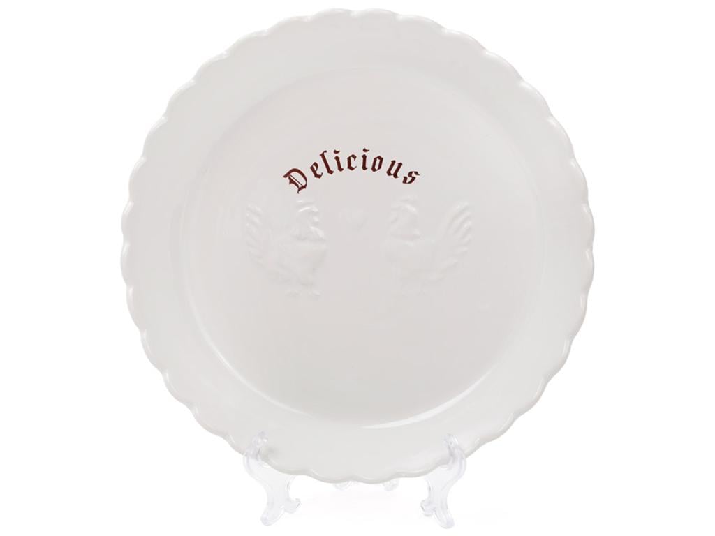 Блюдо керамическое Тоскана с объемным рисунком 28 см (BDI-875-402) Блюдо керамическое Тоскана с объемным рисунком 28 см (BDI-875-402)