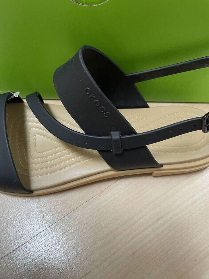 Сандали женские Crocs Tulum Strappy р. 36/37 Black/Mushroom (15226) - фото 8