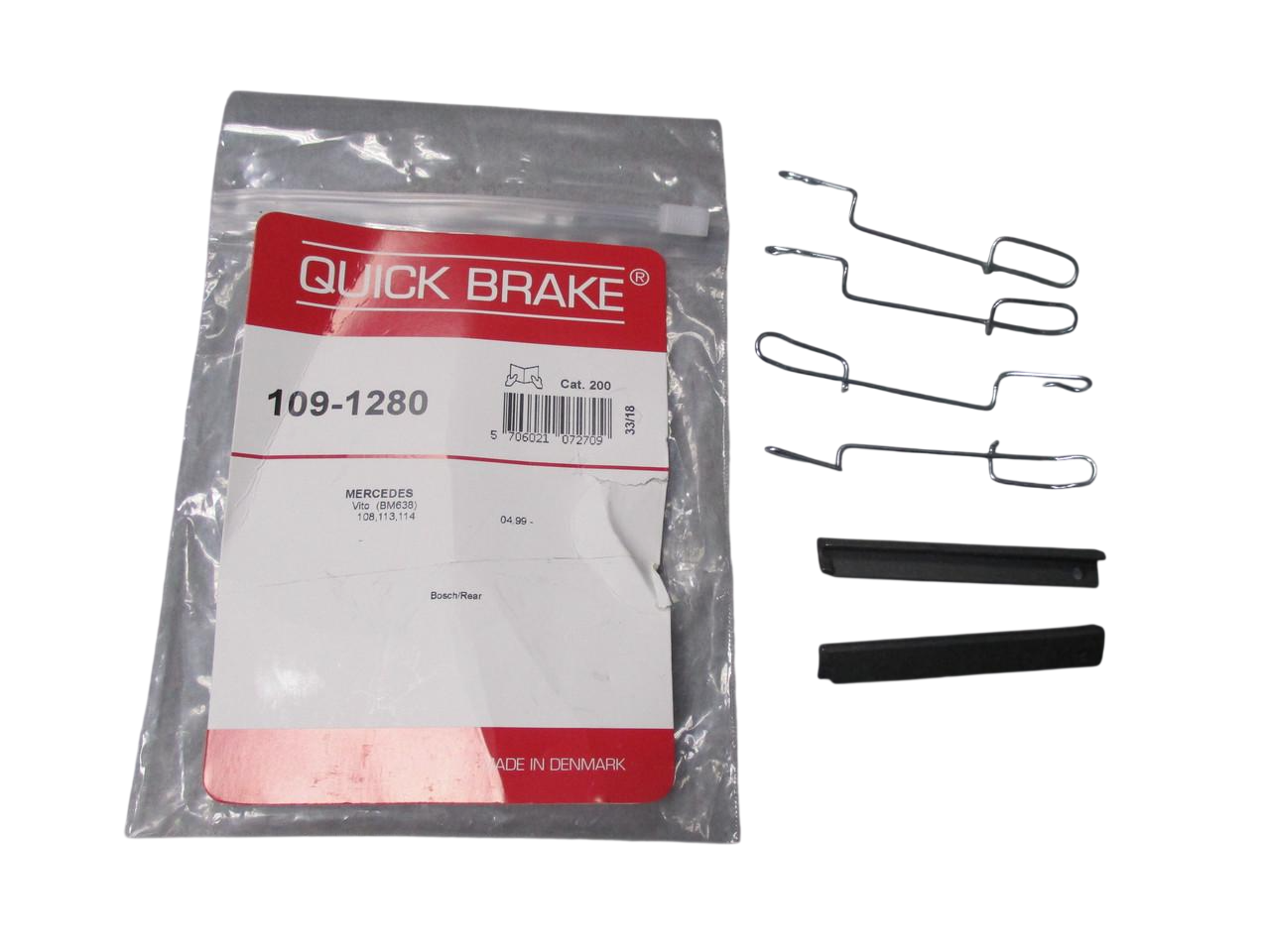 Комплект пружин колодок задних QUICK BRAKE 109-1280 BOSCH MERCEDES VITO 638 (3085960792)