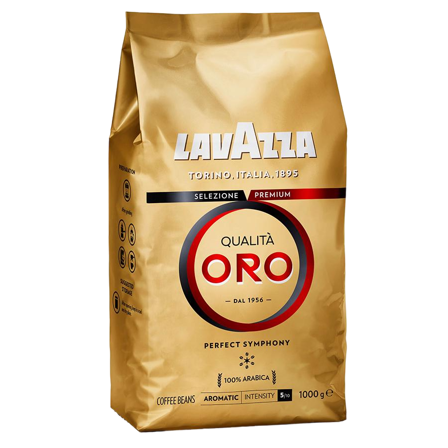 Кава в зернах Lavazza Qualita Oro 100% арабіка 1 кг