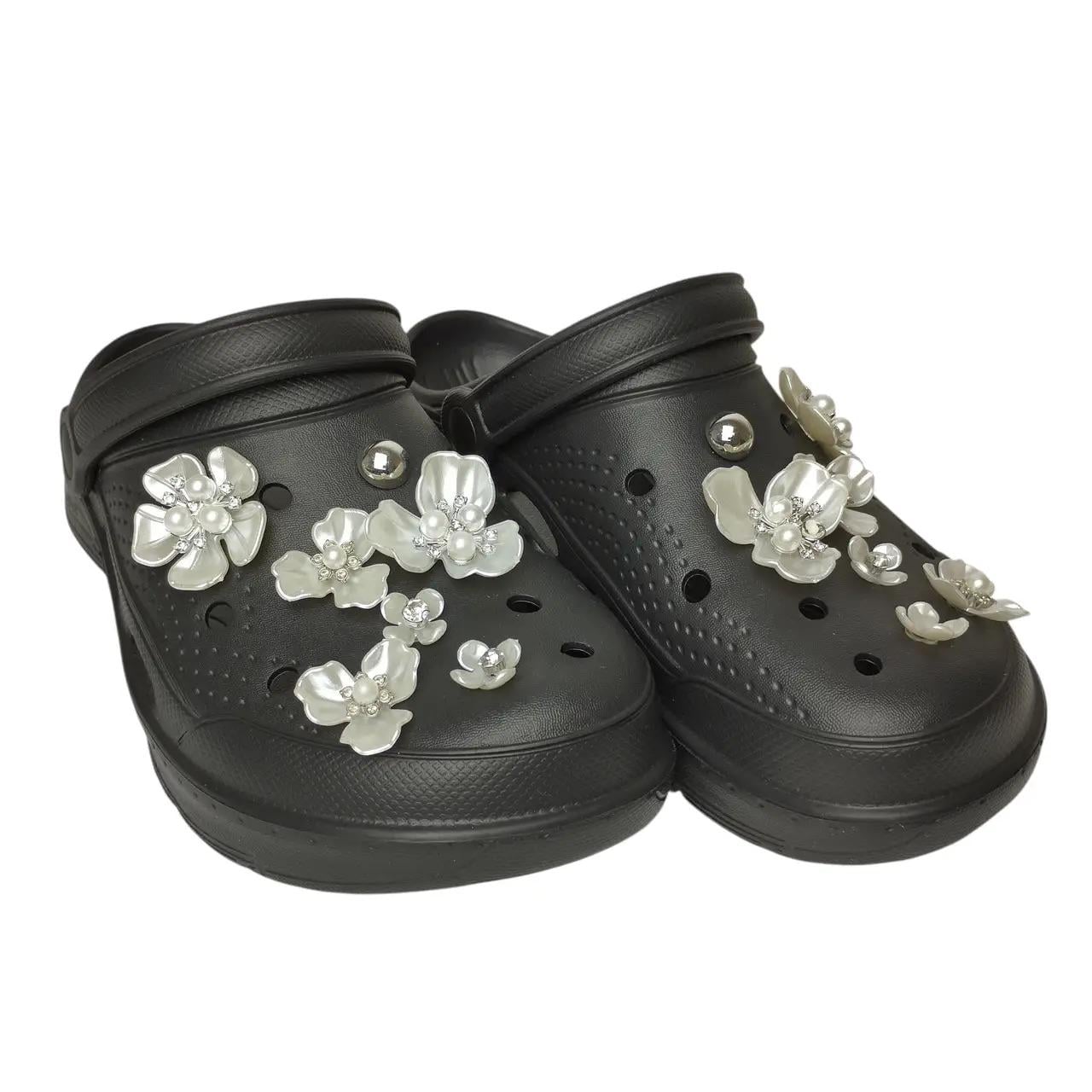 Сабо женские с джибитсами Dago р. 37 24 см Черный (33341263)