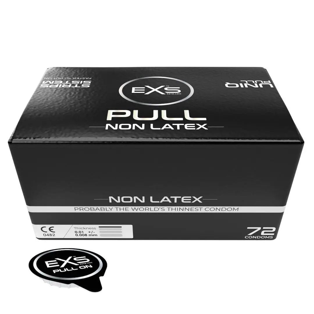 Презервативы безлатексные ультратонкие EXS Pull Non-Latex Condom №72 (EXSNON-72) Презервативы безлатексные ультратонкие EXS Pull Non-Latex Condom №72 (EXSNON-72)
