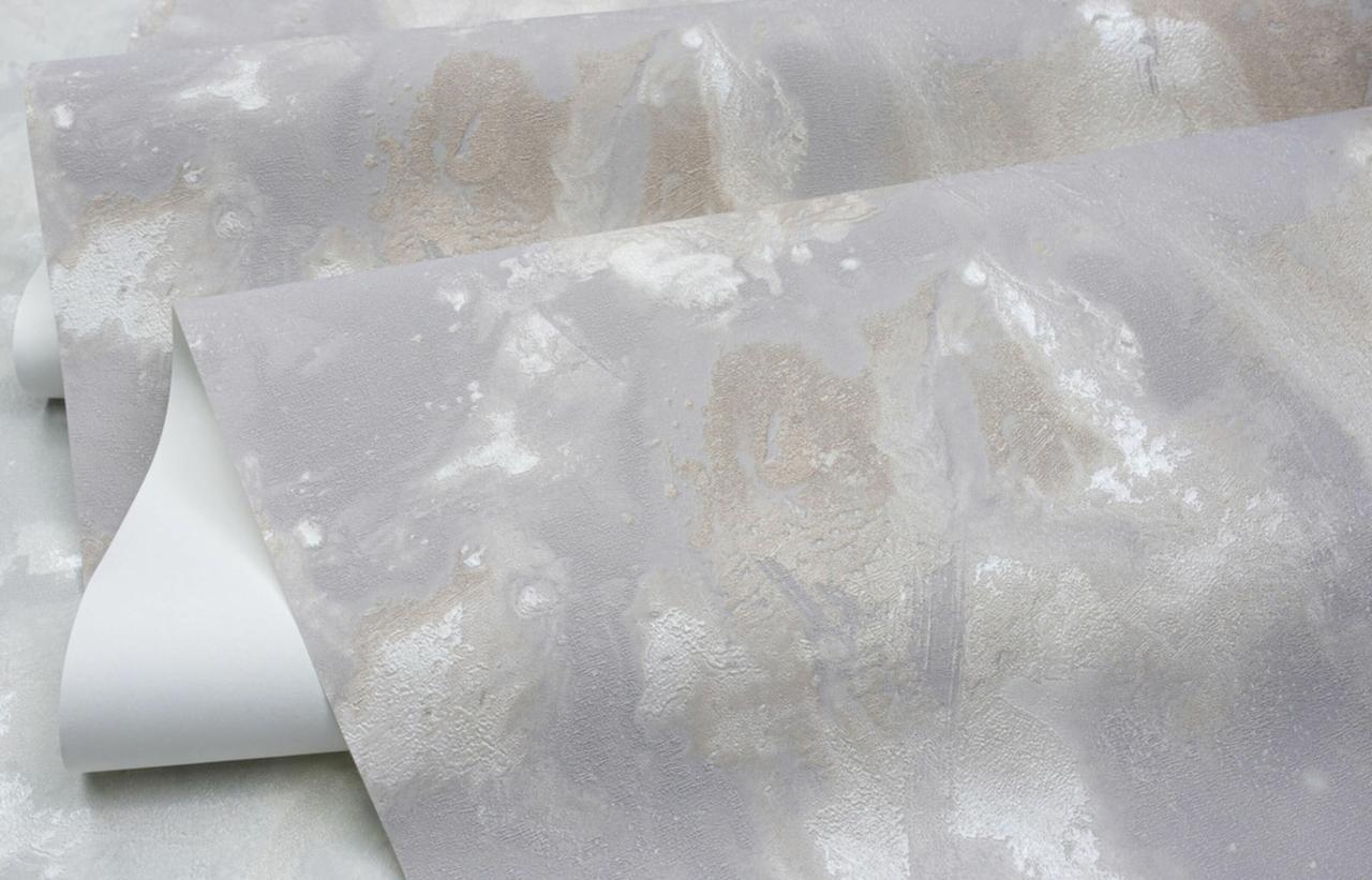 Обои флизелиновые SINTRA Mateo UNI 532331 фон винил горячего тиснения 1,06х10,05 м Разноцветный