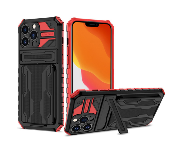 Чохол-накладка Armor Case with Card Slot для Apple iPhone 14 Pro Max Червоний