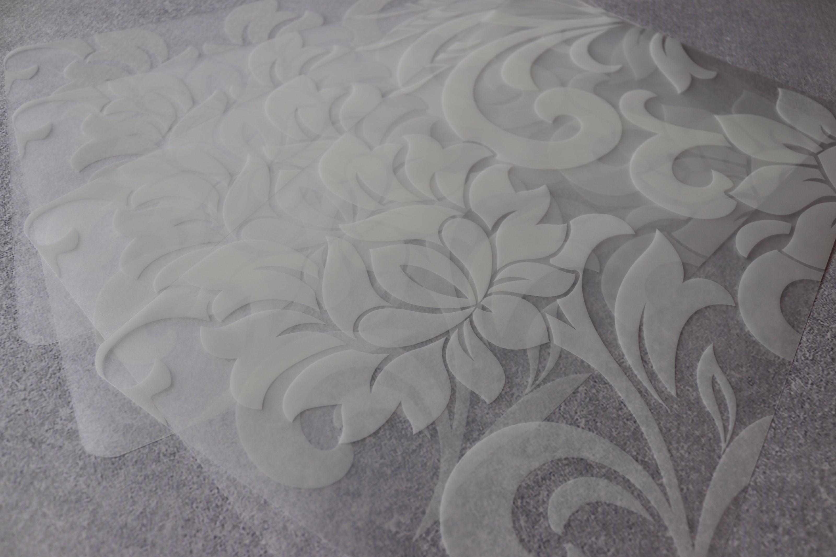 Набір килимків сервірувальних під столові прибори пластикові 4 шт. 43x28 см (7709-5) - фото 2