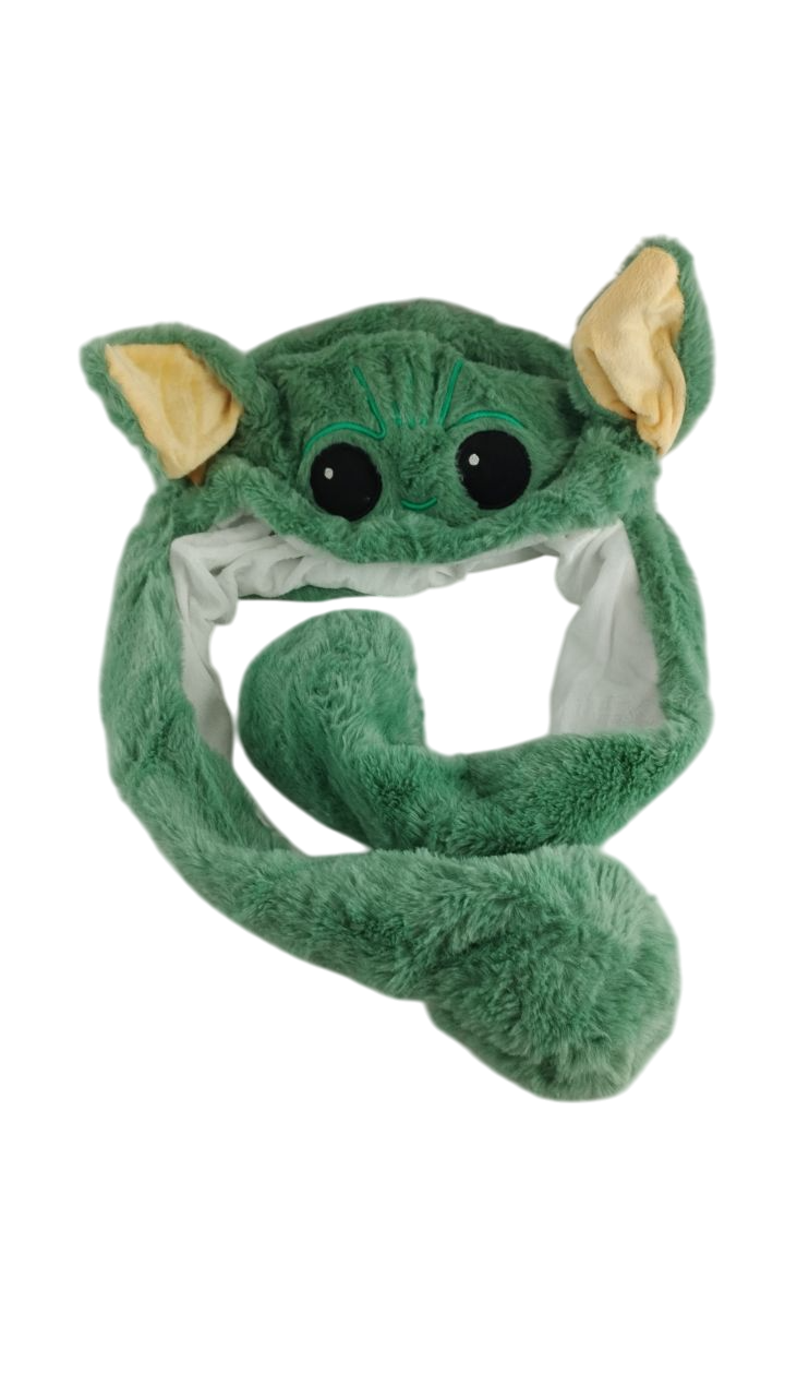 Шапка з вушками Малюк Йода (000031) - фото 2 Шапка з вушками Малюк Йода (000031) - фото 2