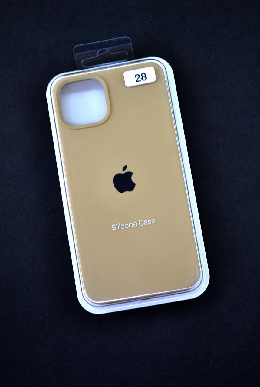 Чехол для телефона iPhone 12Pro Silicone Case FULL №28 gold