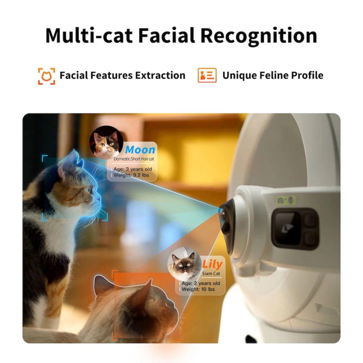 Лоток для кошек смарт автоматический PETKIT Purobot Ultra with Camera 75 л White (P9903) - фото 10 Лоток для кошек смарт автоматический PETKIT Purobot Ultra with Camera 75 л White (P9903) - фото 10