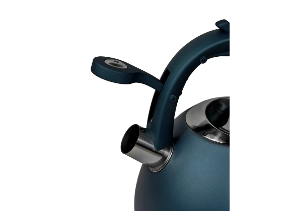 Чайник Kamille Vizo нержавіюча сталь зі свистком 3 л Блакитний (0861) - фото 3 Чайник Kamille Vizo нержавіюча сталь зі свистком 3 л Блакитний (0861) - фото 3